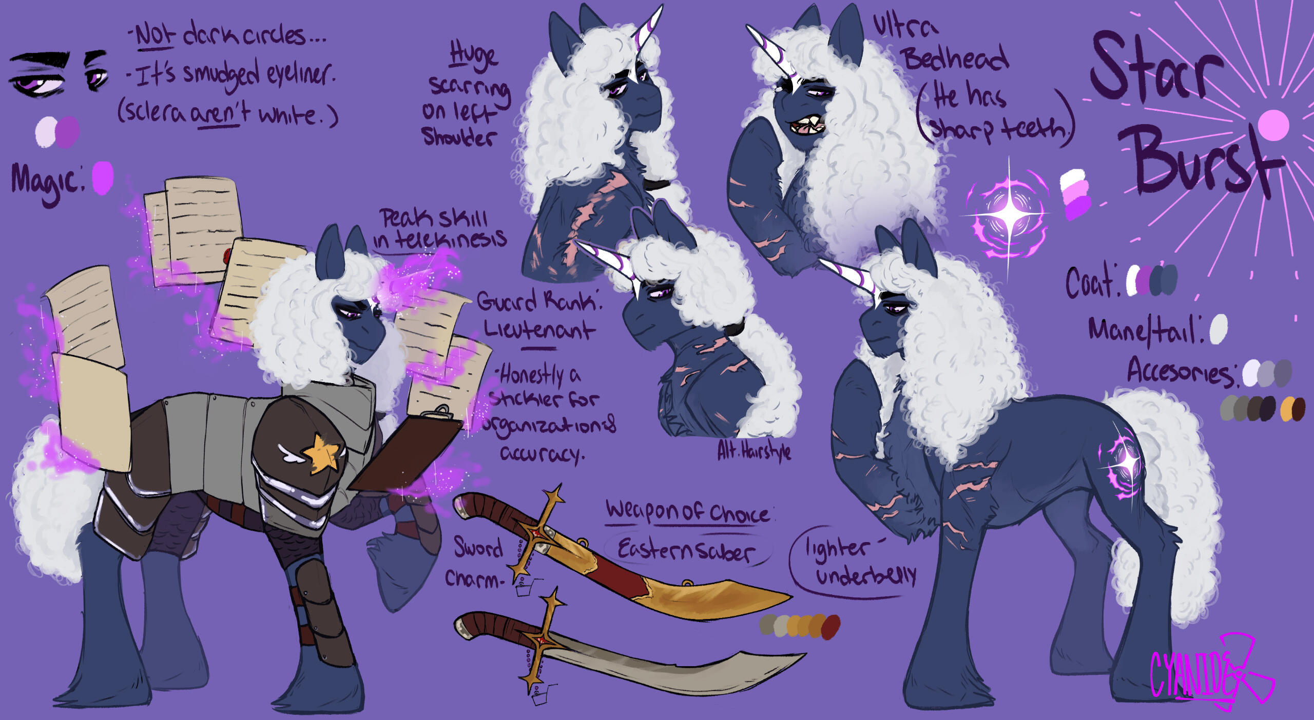 reference sheet