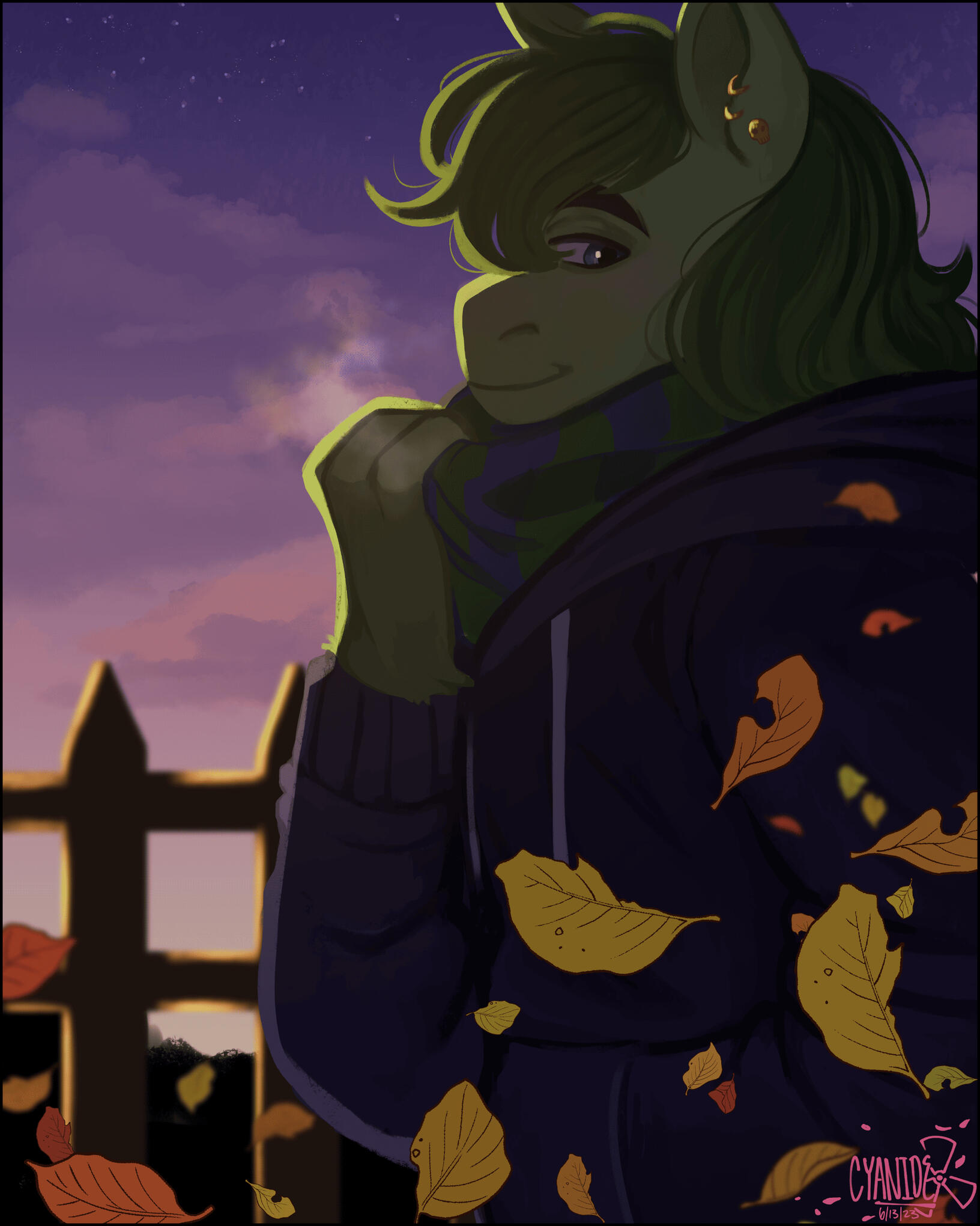 rendered halfbody (with background)